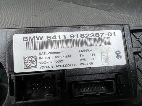 06-11 OEM BMW E82 E88 E90 E92 E93 M3 AC A/C Heater Climate Control Switch Panel