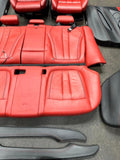 14-18 BMW F85 X5M Fits F15 X5 Mugello Red LEATHER SEATS CENTER CONSOLE