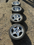 1998-2002 BMW Z3M Roadster Coupe 17" Staggered Style 40 Road Star Wheels Set OEM