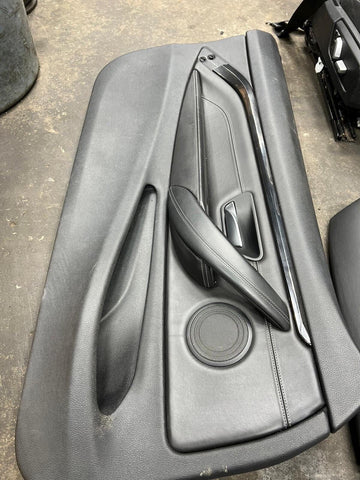 15-20 BMW F83 M4 Convertible Front & Back Seats Cushion Black Leather