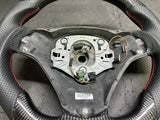 BMW E92 M3 2008-2013 OHC Carbon fiber Steering Wheel Tri Stitched Manual