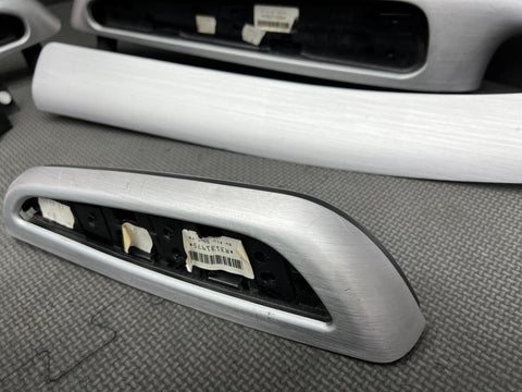 01-06 BMW E46 M3 Convertible Interior Trim Set Brushed Aluminum 8pc Complete