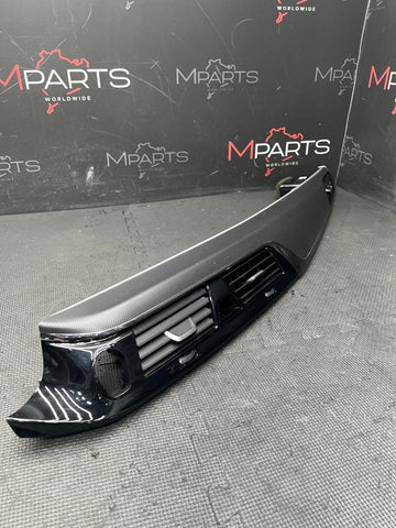 OEM 19-23 BMW F90 M5 Center Dash Panel Aluminum Carbon Interior Trim