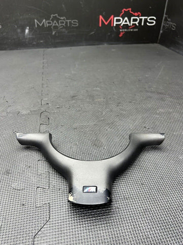 01-06 BMW E46 M3 Lower Steering Wheel Trim Cover Plate Titan Shadow Grey