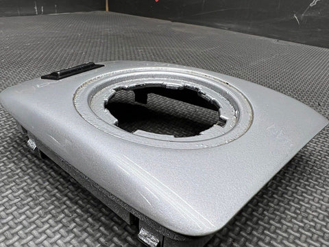 01-06 BMW E46 M3 Carbon Fiber Painted Grey Center Dome SMG Shift Plate