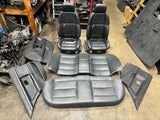 95-99 BMW E36 M3 Sedan Front & Back Seats Cushion Black Leather