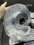 NEW Ceramic Pads Discs Brakes Rotors Drilled And Slotted 2000-2006 BMW E53 X5