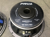 PVR & Soundstream SME.650 200 Watt 6.5" PRO Audio Midrange Bass Speakers 6-1/2