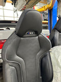 BMW 21-23 G80 M3 Sedan Front Seats Black Leather Powered Interior