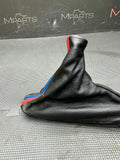 01-06 BMW E46 M3 EMERGENCY PARKING E BRAKE LEATHER BOOT TRI COLORS