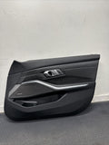 BMW 21-23 G80 M3 Sedan OEM Front Right Passenger Door Card Panel Black