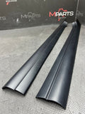 01-06 BMW E46 M3 Coupe Interior Entrance Door Sill Plates Trims 8239957 8239958