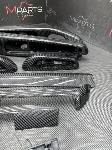 BMW E46 M3 01-06 Carbon Fiber Interior trim Convertible 8 Piece Complete OHC