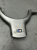 01-06 BMW E46 M3 Lower Steering Wheel Trim Cover Plate Titan Shadow Grey Gray