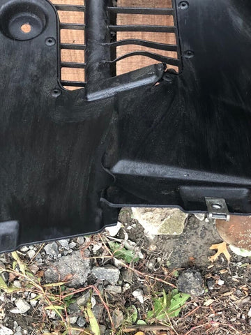 Fender Liner Cover Splash Shield Panel Black 19-23 Ferrari F8 Tributo *Damage