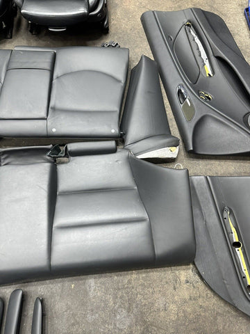 01-06 BMW E46 M3 Coupe Leather Complete Interior Seats & Panels Powered Heated