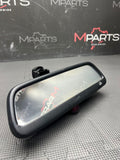 01-06 BMW E46 M3 Rearview Rear View Mirror HOMELINK SOS *Lens Fade*