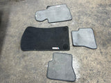 Genuine 01-06 BMW E46 M3 Convertible Carpets Floor Mats Black Front & Rear