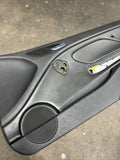 00-06 BMW E46 COUPE CONVERTIBLE PASSENGER RIGHT SIDE DOOR PANEL CARD BLACK OEM