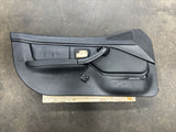 96-02 BMW Z3M Front Left Driver Door Card Panel Cover Trim Leather Black OEM