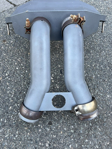 KOOKS EXOTICS McLaren 570s Rear Exhaust Muffler Jet Hot Coated 3in MISSING PIPES