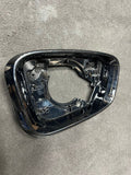 NEW OEM BMW 5 G30 6 G32 7 G11 RIGHT EXTERIOR MIRROR SUPPOTING RING GLOSS BLACK