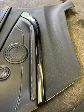 15-20 BMW F82 M4 Black Interior Rear Door Cards Door Panels