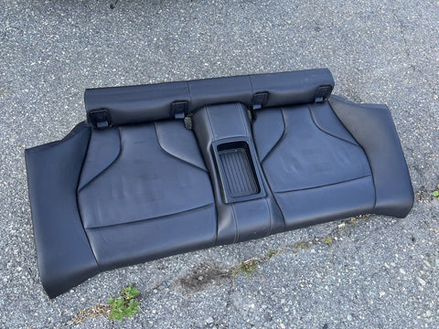 BMW F82 M4 15-20 Rear Back Seats Cushion Black Leather Backrest Bench