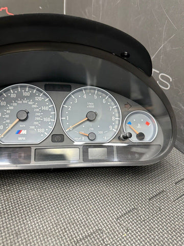 2001-2006 BMW E46 M3 Instrument Cluster Speedometer Spedometer SMG