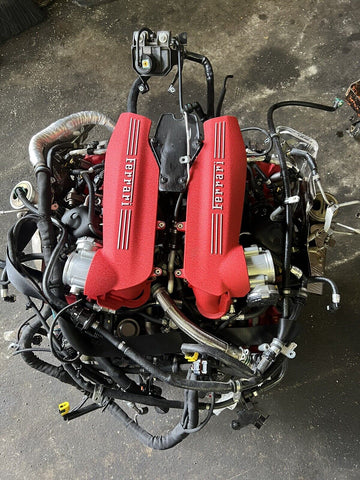 4k Miles 16-20 Ferrari 488 GTB Spider Engine Motor Complete