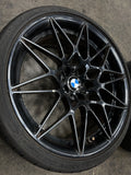 OEM BMW F80 F82 F83 M3 20x9 20x10 WHEELS RIMS STYLE 666M 5x120mm Gloss Black