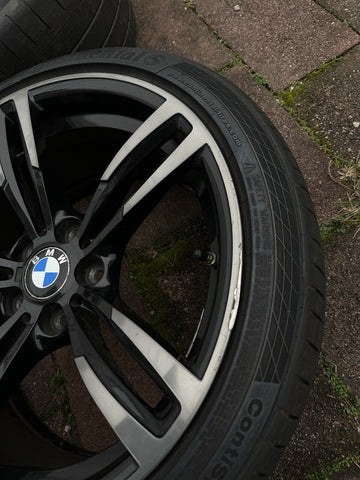 OEM Genuine BMW F80 F82 F83 M3 M4 Rim Wheel Double Spoke 437M 9JX19 10JX19 SET