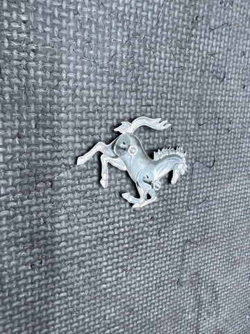 Ferrari 430 488 Rear Bumper Horse Emblem Badge Black OE 60032109