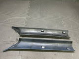 98-02 BMW Z3 M Roadster Front Interior A- Pillar Column Covers Trim Estoril Blue