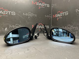 01-06 BMW E46 M3 Right Left Side View Mirrors Pair Jet Black