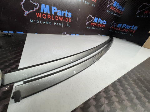 Genuine BMW F87 M2 Roof Rails Mouldings Pair Mineral Grey Gray