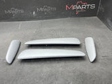 01-06 BMW E46 M3 Convertible Arm Rest Pads Front & Rear Left Right Grey Gray