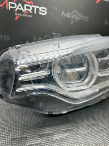 14-17 OEM BMW F32 F36 F82 F80 M4 M3 Left Driver LED Adaptive Headlight *Damage