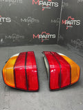 92-99 BMW E36 323 325 328 M3 COUPE TAIL LIGHTS LEFT RIGHT FACTORY SET AMBER