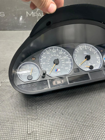 2001 BMW E46 M3 Instrument Cluster Speedometer Spedometer MANUAL 187k Miles