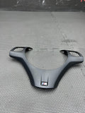 08-13 BMW E90 E92 E93 M3 Lower Steering Wheel Trim Cover Plate Black