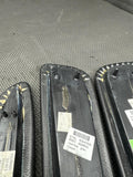 01-06 BMW E46 M3 Coupe Arm Rest Pads Front & Rear Left Right Black