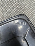 2001-2006 BMW E46 M3 FUEL GAS DOOR LID COVER PANEL CARBON BLACK OEM
