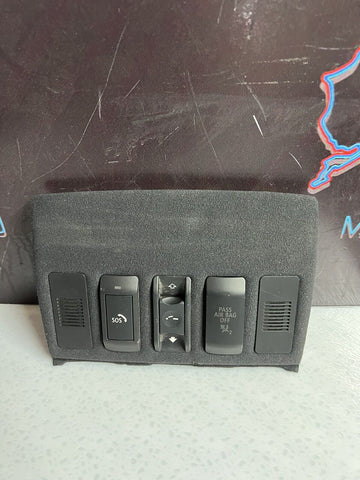 2006-2010 BMW E60 M5 SUNROOF COVER SWITCH MIC SOS OEM 7897805