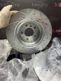 NEW Ceramic Pads Discs Brakes Rotors Drilled And Slotted 2000-2006 BMW E53 X5