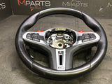 19-23 BMW F90 M5 COMPETITION OEM LEATHER STEERING WHEEL COMPLETE PADDLES TRIM