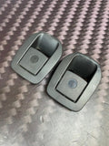 08-13 BMW E92 M3 Coupe Rear Seat Bench Buckle Clips Covers Set Of 2