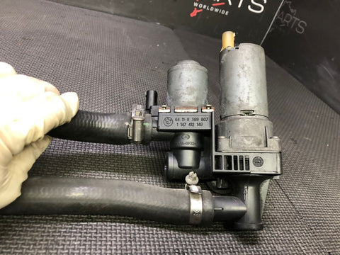 BMW E46 M3 01-06 WATER HEATER VALVE COOLANT PUMP + HOSES S54 OEM