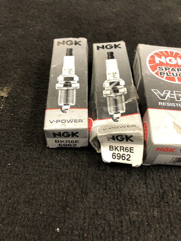 Set Of 6 NGK BKR6E/6962 SPARK PLUGS V-POWER
