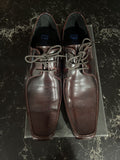 KENNETH COLE Reaction Mens Shoes - Star Quality Brown Leather Oxfords Size 11.5